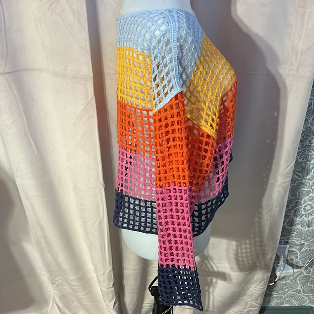 Crochet Colorful Top - Picture 2 of 5